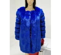 S-4XL Lusso Stile Pelliccia Finta Cappotto Giacca Autunno Inverno Esterni Da New