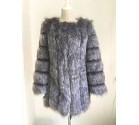S-4XL Lusso Stile Pelliccia Finta Cappotto Giacca Autunno Inverno Esterni Da New