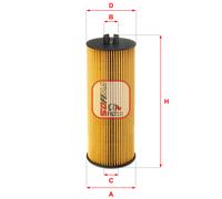 S 5036 PE SOFIMA Filtro olio per ,MERCEDES-BENZ,SETRA