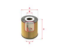 S 5052 PE SOFIMA Filtro olio per NISSAN