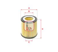 S 5058 PE SOFIMA Filtro olio per ALPINA,BMW
