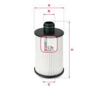 S 5088 PE SOFIMA Filtro olio per CHEVROLET,OPEL,VAUXHALL