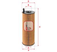 S 5105 PE SOFIMA Filtro olio per AUDI,PORSCHE,VW