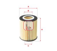 S 5177 PE SOFIMA Filtro olio per LAND ROVER,VOLVO