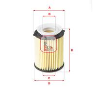 S 5178 PE SOFIMA Filtro olio per INFINITI,MERCEDES-BENZ