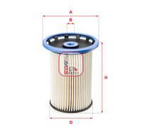 S 6025 NE SOFIMA Filtro carburante per PORSCHE,VW