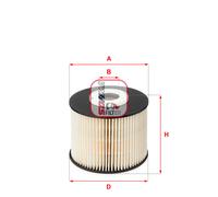 S 6055 NE SOFIMA Filtro carburante per CITROËN,DS,FIAT,FORD,PEUGEOT,TOYOTA
