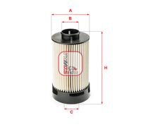 S 6072 NE SOFIMA Filtro carburante per ,IVECO