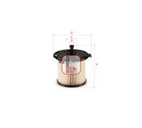 S 6074 NE SOFIMA Filtro carburante per FORD
