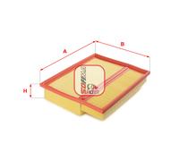 S 6720 A SOFIMA Filtro aria per MERCEDES-BENZ
