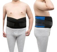 S-6XL Taglia Grande Tutore per La Schiena Uomo Donna Cintura Ortopedica Elastica per Supporto Lombare Fascia di Decompressione della Colonna Vertebrale Traspirante per Il Dolore Lombare(6XL)