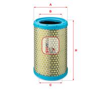 S 7273 A SOFIMA Filtro aria per NISSAN,RENAULT