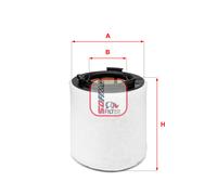 S 7621 A SOFIMA Filtro aria per AUDI,SEAT,SKODA,VW