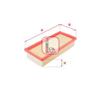 S 9012 A SOFIMA Filtro aria per FIAT,LANCIA