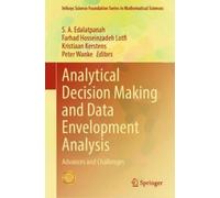 Peter Wanke Analytical Decision Making and Data Envelopment A (Copertina rigida)
