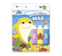 S.A. EDICIONES SALDAÑA COLOREA CON PUNTOS - Animalitos del mar