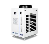 S&A Refrigeratore d'acqua industriale CW-6200AI EU Stock Industrial Water Chiller per tubo laser in metallo CO2, tubo laser in vetro CO2, mandrino CNC, semiconduttore, a stato solido, incisore laser