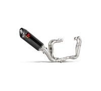 Akrapovic Evolution Titanium&carbon Rsv4 15-21/rsv4 Tuono 1000 17-21 Ref:s-a10e8-rc Not Homologated Full Line System Nero,Argento Not Homologated