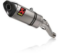 AKRAPOVIC - MUFFLER TIT/CF RSV4 - SLIP-ON LINE MUFFLER TITANIUM & CARBON END CAP