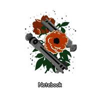 S Ahsoka Tano Lightsaber Floral Design Notebook: Classic Lined Journal for Notes, Ideas, and Daily Thoughts (110 Pages, 6x9)
