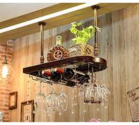 s Appeso Wine Rack Bar Calice Stand Creativo invertito Wine Glass Holder Wine Rack 80 * 28 cm (colore: 60 * 28 cm)