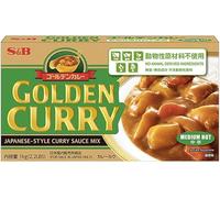 S&B Golden Curry Mix - Mix di salsa media calda (senza carne contenuta), extra large 1 kg