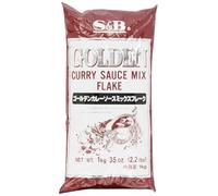S&B Golden Curry Sauce Mix, Flake, 1 kg