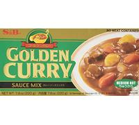 S&B Golden Curry Sauce Mix, Medium Hot, 8.4-Ounce