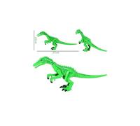 (S)Brutal Raptor BuildingBlocks World Mini Dinosaur Figure Mattoni Dino Giocattoli Per Bambini Dinosaurios