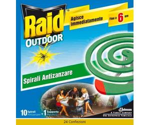 S.C. Johnson Raid Zampirone Antinsetti Pezzi 10 Confezioni 24 679164