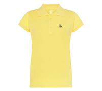 S&C - Polo Donna Manica Corta - Polo Donna Custom Fit Leggermente vestibilità - Bordatura a Maniche e Collo a Costine - Made in Cotone e in Spagna, Giallo Chiaro, M