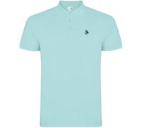 S&C - Polo Uomo Manica Corta 100% Cotone, Tinta Unita, Stile Casual, 3 Bottoni, Design Spagnolo, Tessuto Pique, Regular Fit, Consultare la Taglia, Verde Acqua, S