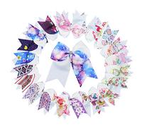s Cartoon Alpaca Galaxy Bow Hair Ring Rope Elastic Ponytail Gift Lady Holder Practical and clever