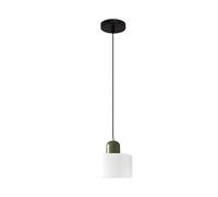 S-Cevada Lampada a Sospensione Piccola Vetro Colorato Moderna Regolabile per Camera da Letto Isola Cucina Soggiorno Corridoio Sala da Pranzo Lampadario (Bianco)