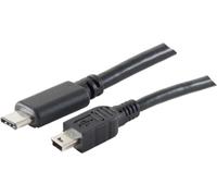 S-Conn 77144-1.0 1M USB C Mini-USB B può essere un cavo USB nero (77144-1.0) NEW