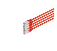 S-Conn Cat. 6, S/FTP 1 m Cavo di Rete Cat6 S/FTP (S-STP) Rosso