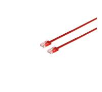 S-Conn Cat6 U/UTP 3m Cavo di Rete U/UTP (UTP) Rosso