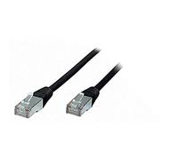 S-Conn RJ45-RJ45, m-m, 0.25m cavo di rete 0,25 m Cat5e F/UTP (FTP) Nero
