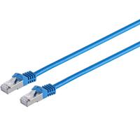 S/Connettività Network Cable RJ45 Cavo patch S/FTP, PIMF, CableCat grezzo. 7 cavi grezzi senza alogeni, blu, 50,0 m (75550-B)