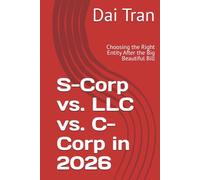 S-Corp vs. LLC vs. C-Corp in 2026: Choosing the Right Entity After the Big Beautiful Bill
