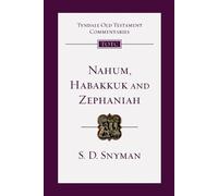 S D Snyman Nahum, Habakkuk and Zephaniah (Tascabile)