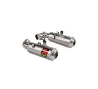 Akrapovic Slip-On Line Silenziatore Posteriore Titanio, argento