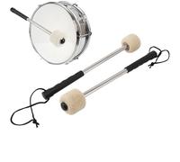 s De Percussion,Per Grande Cassa Con Testa In Feltro - Set di 2 Maillets Antiscivolo e Morbide per concerti, lezioni musicali, ripetizioni e orchestra