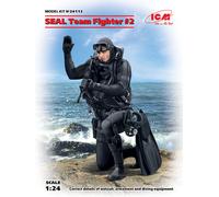 S.E.A.L. SEAL Team Fighter #2 (100% New Molds) 1:24 Plastic Model Kit ICM