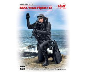 S.E.A.L. SEAL Team Fighter #2 (100% New Molds) 1:24 Plastic Model Kit ICM
