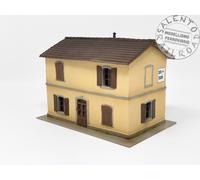 S.F. E009 tipico casello ferroviario ITALIANO invecchiato stile FS 1:87