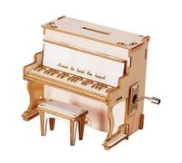 s for Adults, Wooden Piano Music Box Jigsaw Model Kit, Creative Audio Integration, Handmade Brain Teaser Puzzles Set for Men, Women, Girls, Boys and Children, 10.7x9.6x6.5cm