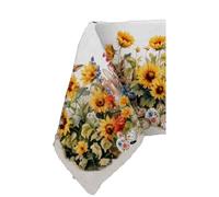 S&G Combo Set Strofinacci Pasquali, 100% Cotone, Stampa Digitale, Decorazioni Primaverili (Calya)