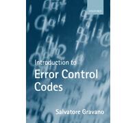 S. Gravano Introduction to Error Control Codes (Tascabile)
