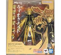 Bandai Naruto S.h. Figuarts Action Figure Naruto Uzumaki (kurama Link Mode) Courageous Strength That Binds 15 Cm Arancione